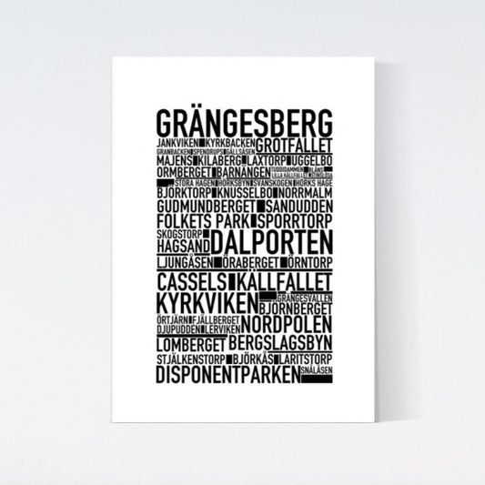 Grängesberg Text Poster