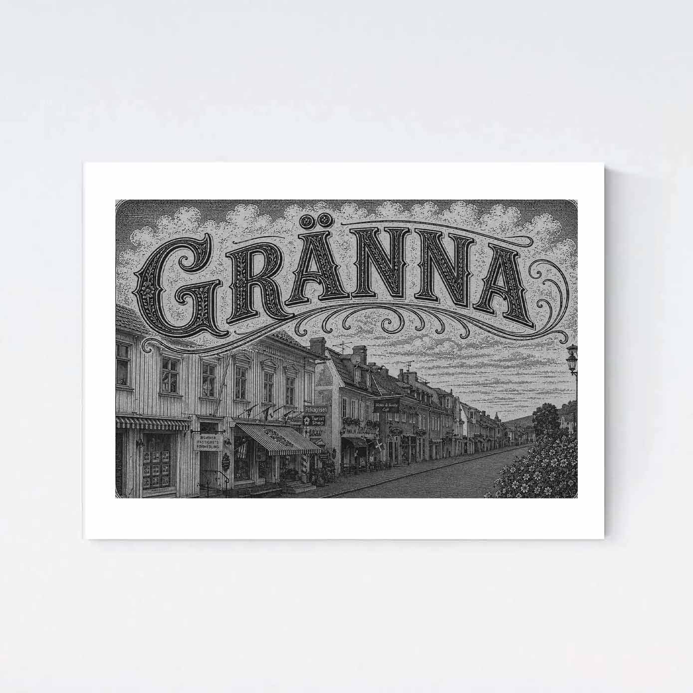 Gränna Nostalgi Poster