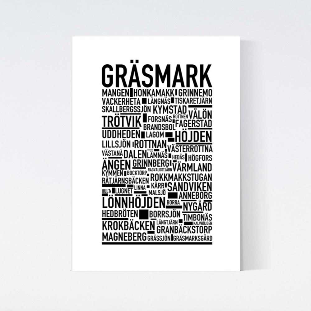 Gräsmark Text Poster