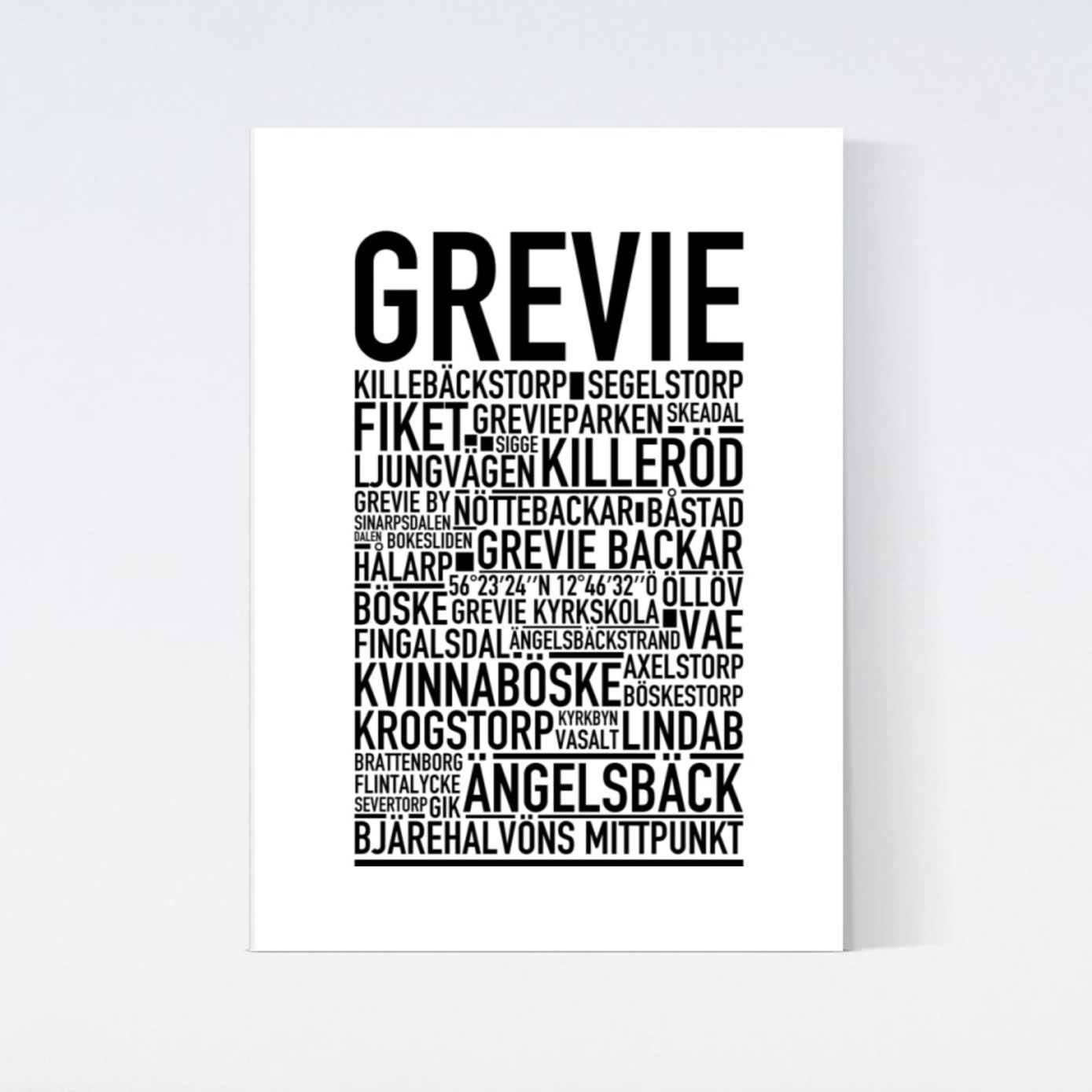 Grevie Text Postern