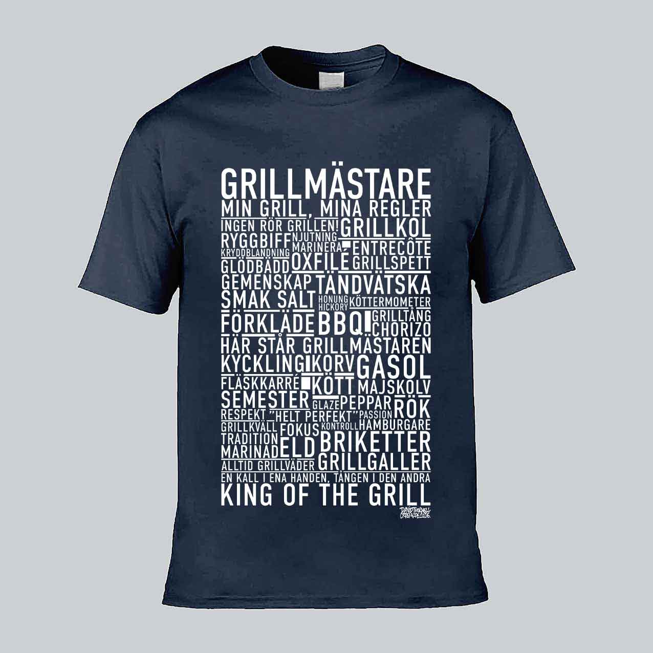 Grillmästare Text T-shirt