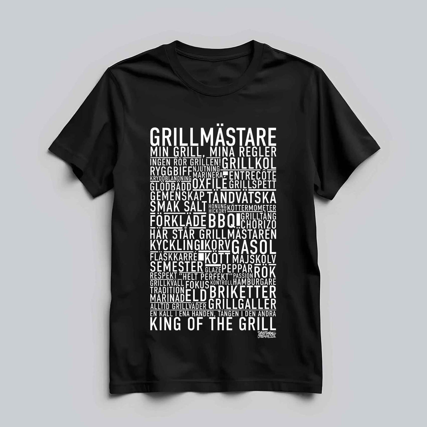 Grillmästare Text T-shirt