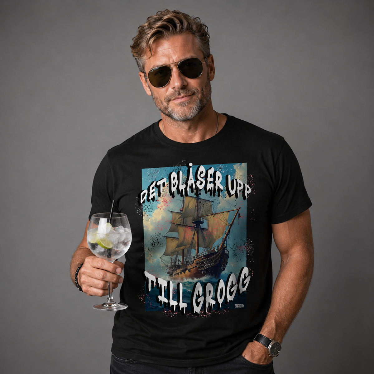 Blåser Upp Till Grogg T-shirt