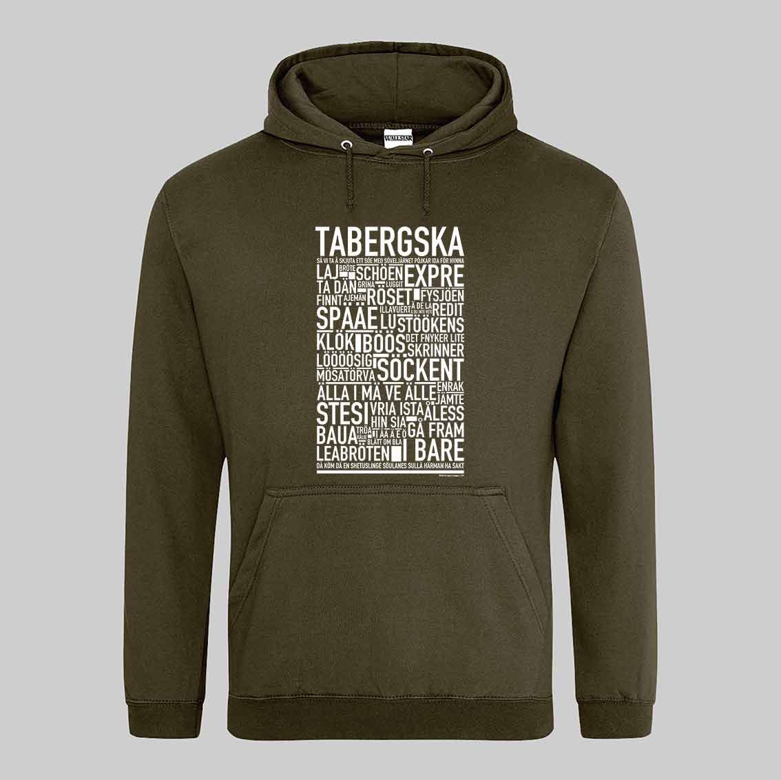 Tabergska Dialekt Text Hoodie