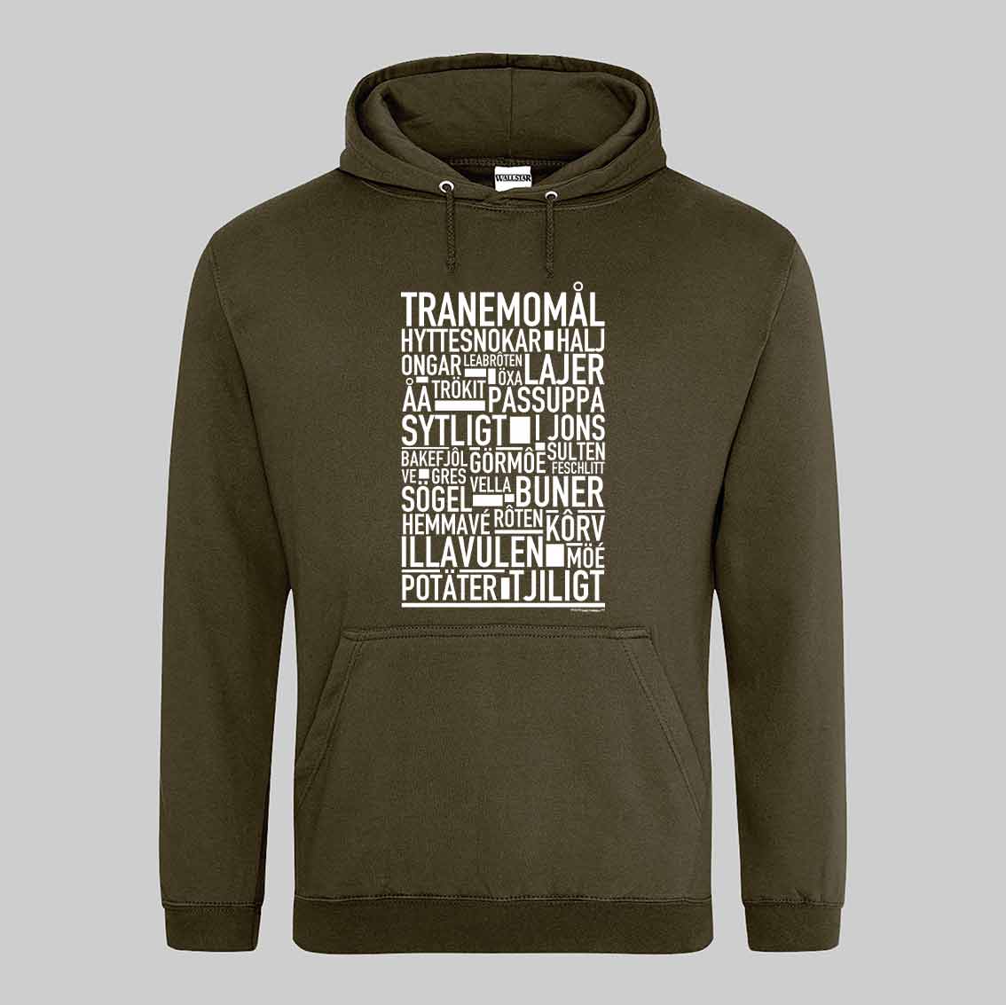 Tranemomål Dialekt Text Hoodie