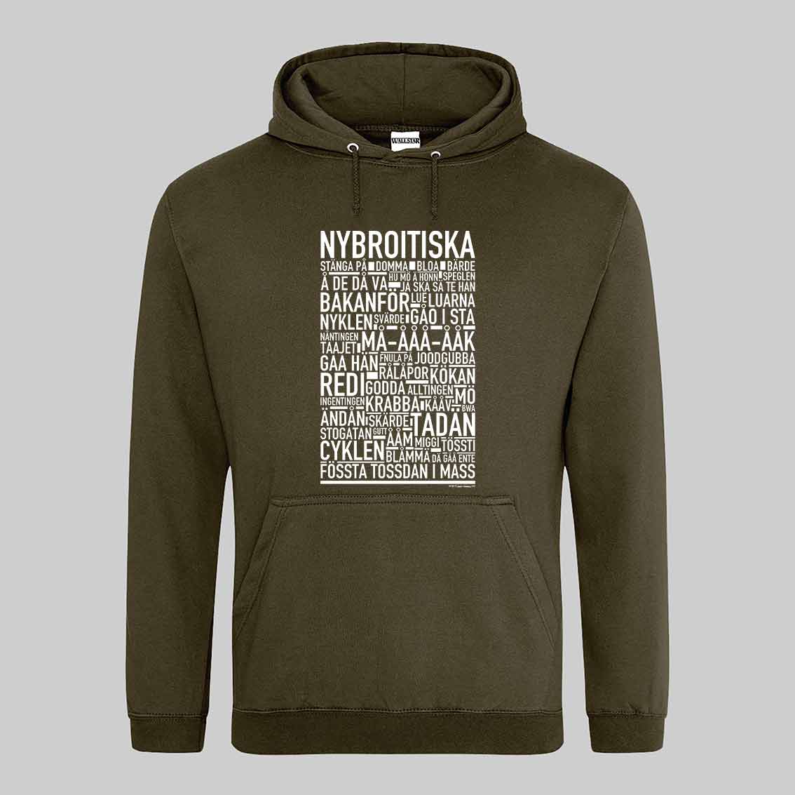 Nybroitiska Dialekt Text Hoodie