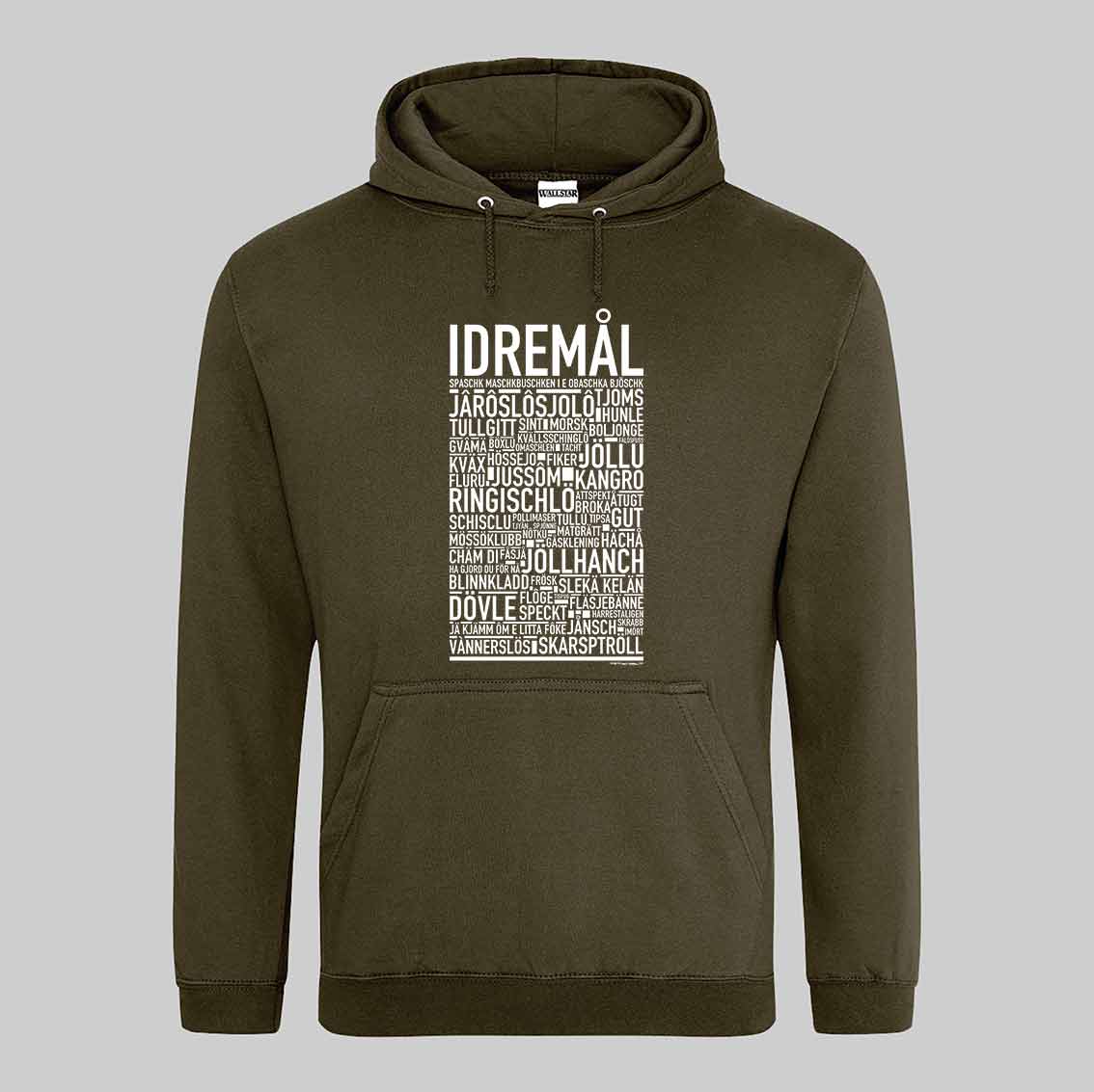 Idremål Dialekt Text Hoodie