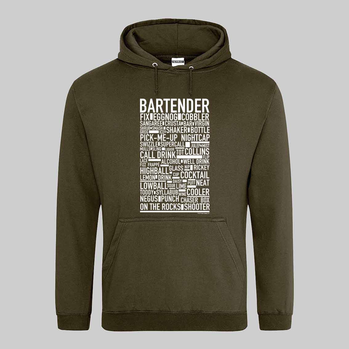 Bartender Text Hoodie