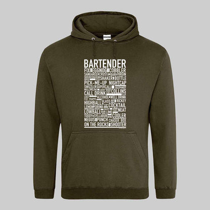Bartender Text Hoodie