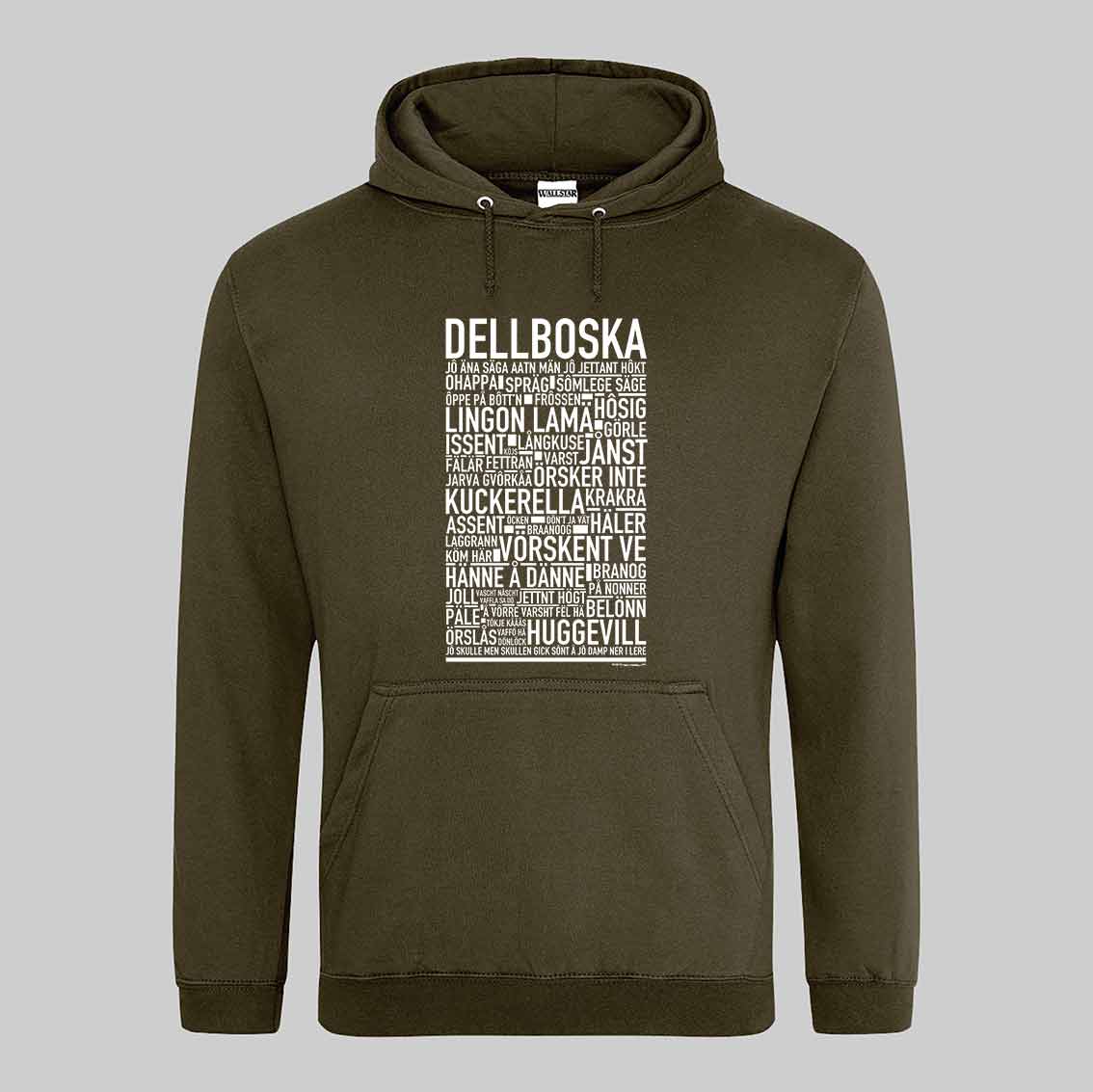 Dellboska Dialekt Text Hoodie