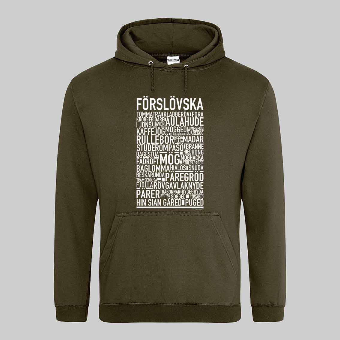 Förslövska Dialekt Text Hoodie
