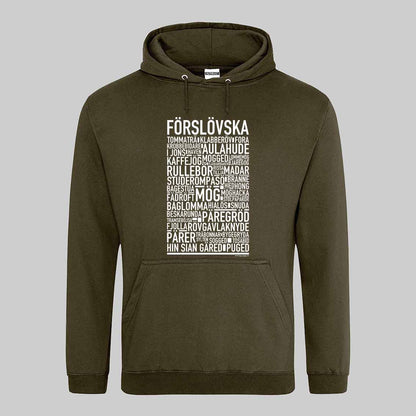Förslövska Dialekt Text Hoodie