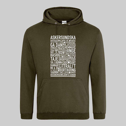 Askersundska Dialekt Text Hoodie
