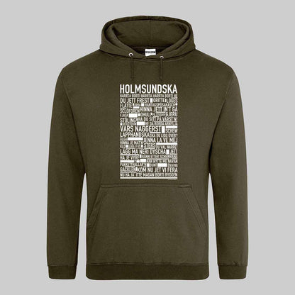 Holmsundska Dialekt Text Hoodie