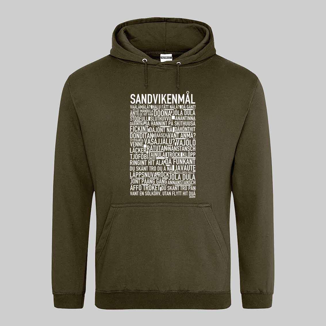 Sandvikenmål Dialekt Text Hoodie