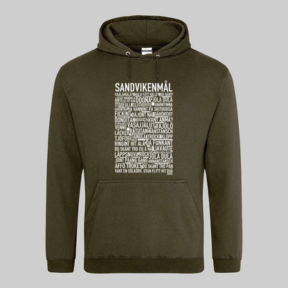 Sandvikenmål Dialekt Text Hoodie