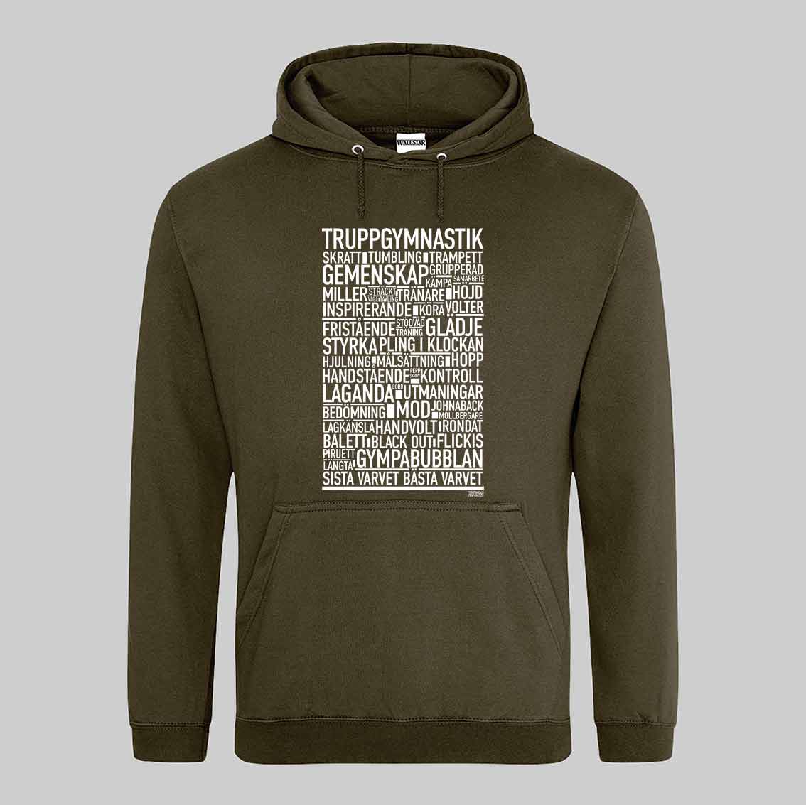 Truppgymnastik Text Hoodie