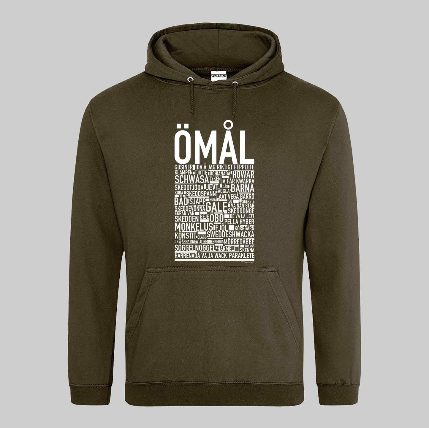 Ömål Dialekt Text Hoodie
