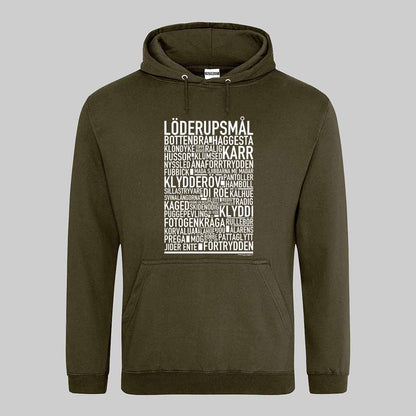 Mullsjömål Dialekt Text Hoodie