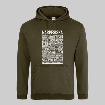 Närpesiska Dialekt Text Hoodie