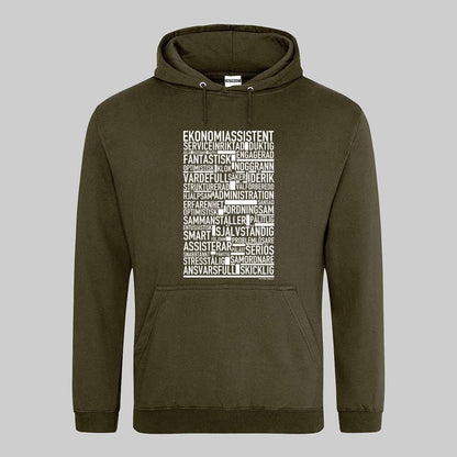 Ekonomiassistent Text Hoodie