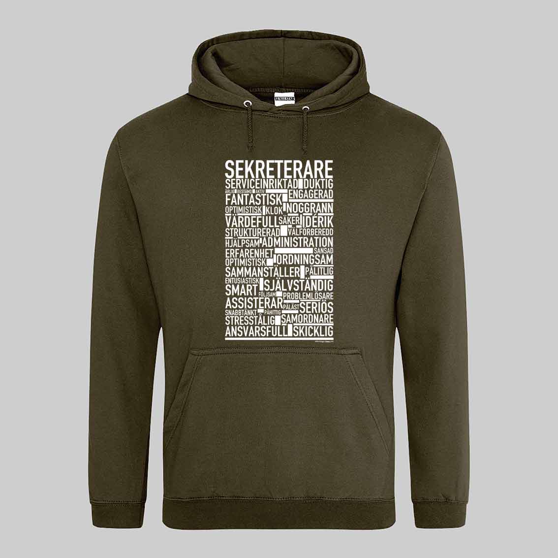 Sekreterare Text Hoodie