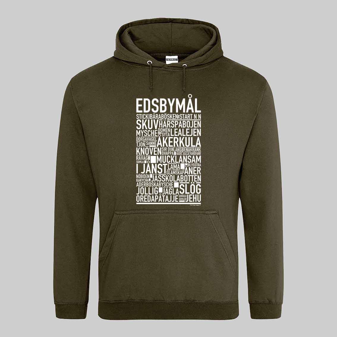 Edsbymål Dialekt Text Hoodie