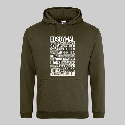 Edsbymål Dialekt Text Hoodie