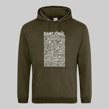 Ramsjömål Dialekt Text Hoodie
