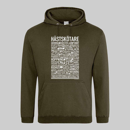 Hästskötare Text Hoodie
