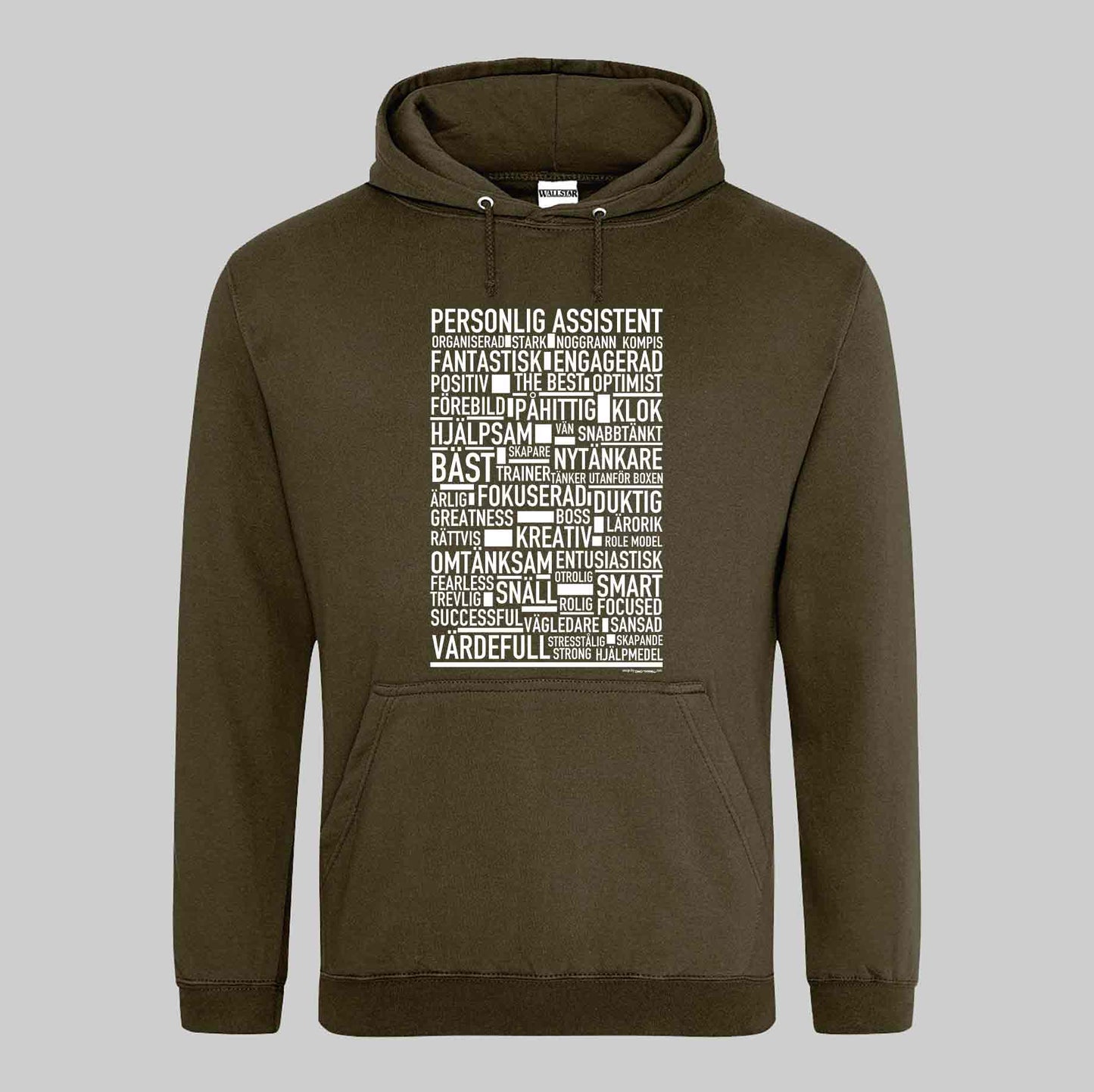 Personlig Assistent Text Hoodie