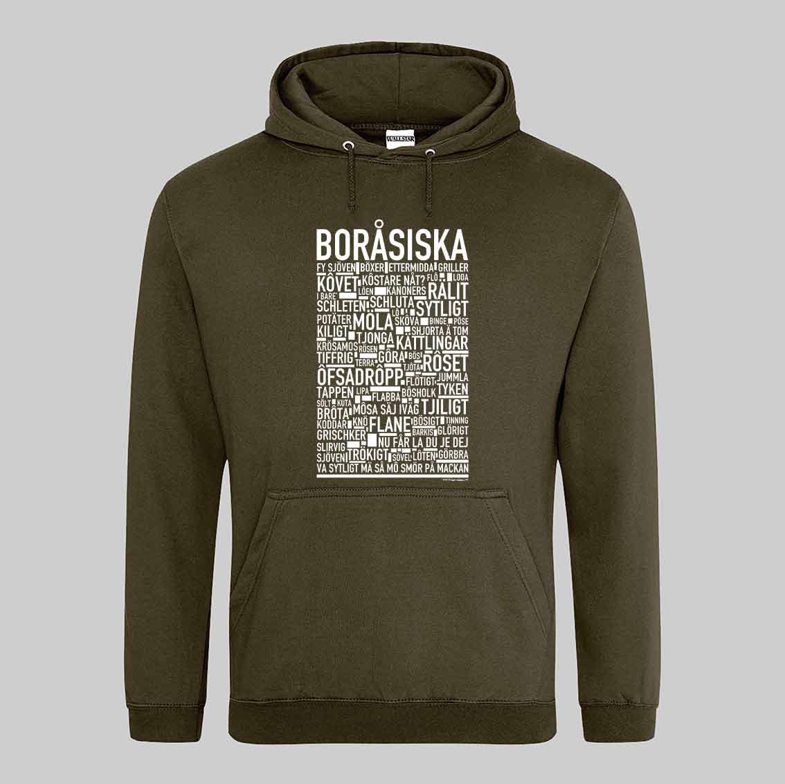 Boråsiska Dialekt Text Hoodie