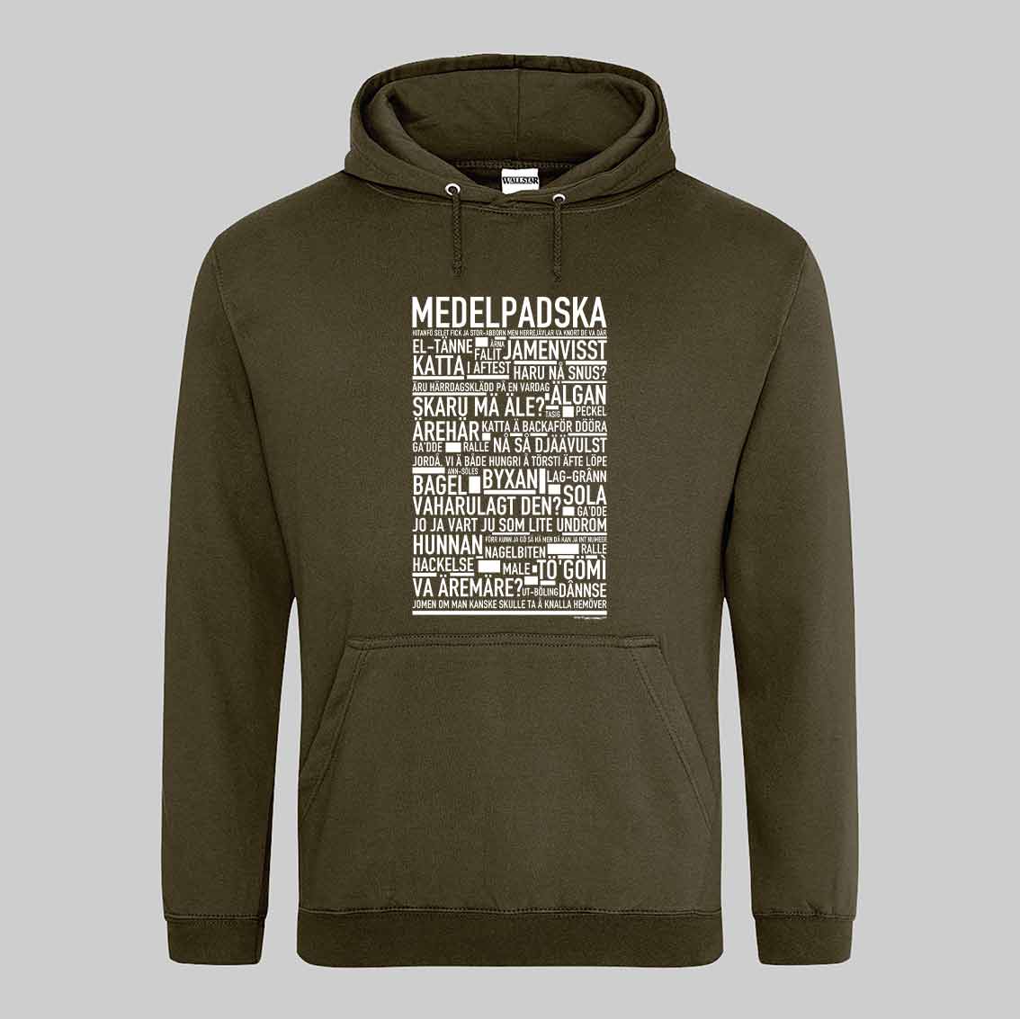 Medelpadska Dialekt Text Hoodie