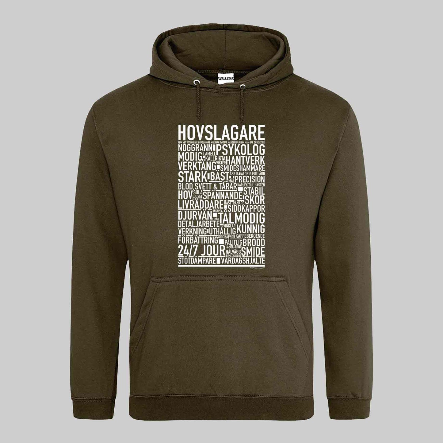 Hovslagare Text Hoodie