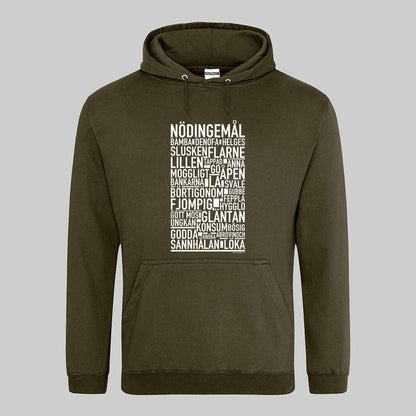 Nödingemål Dialekt Text Hoodie