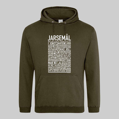 Jarsemål Dialekt Text Hoodie