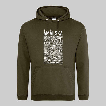 Åmålska Dialekt Text Hoodie