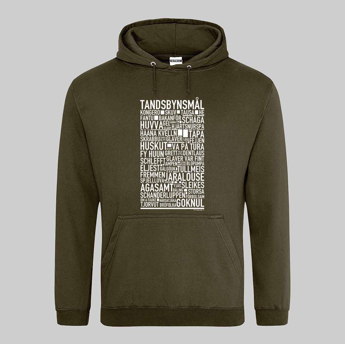 Tandsbynsmål Dialekt Text Hoodie