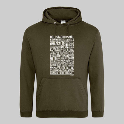 Bollstabruksmål Dialekt Text Hoodie