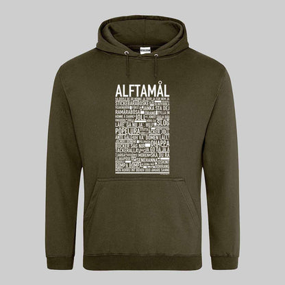 Alftamål Dialekt Text Hoodie