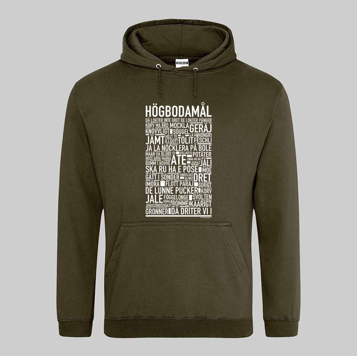 Högbodamål Dialekt Text Hoodie