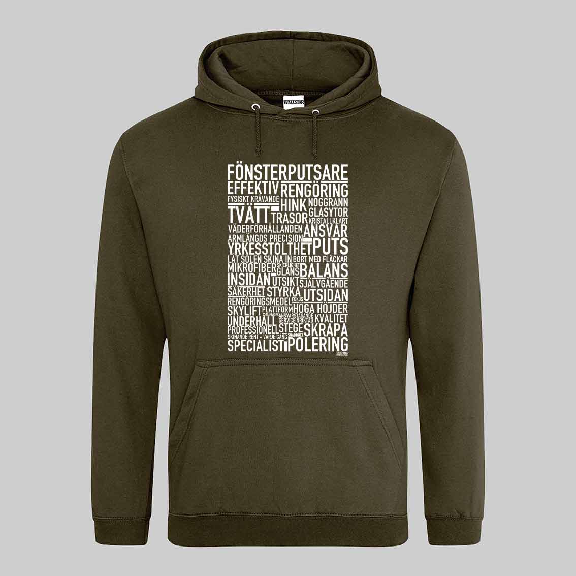 Fönsterputsare Text Hoodie