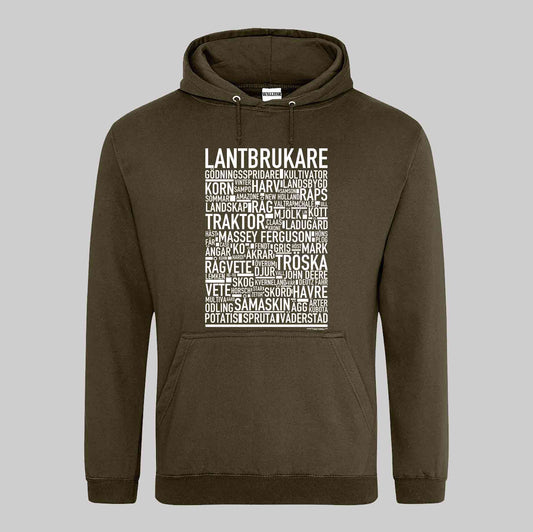 Lantbrukare Text Hoodie