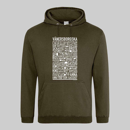 Vänersborgska Dialekt Text Hoodie