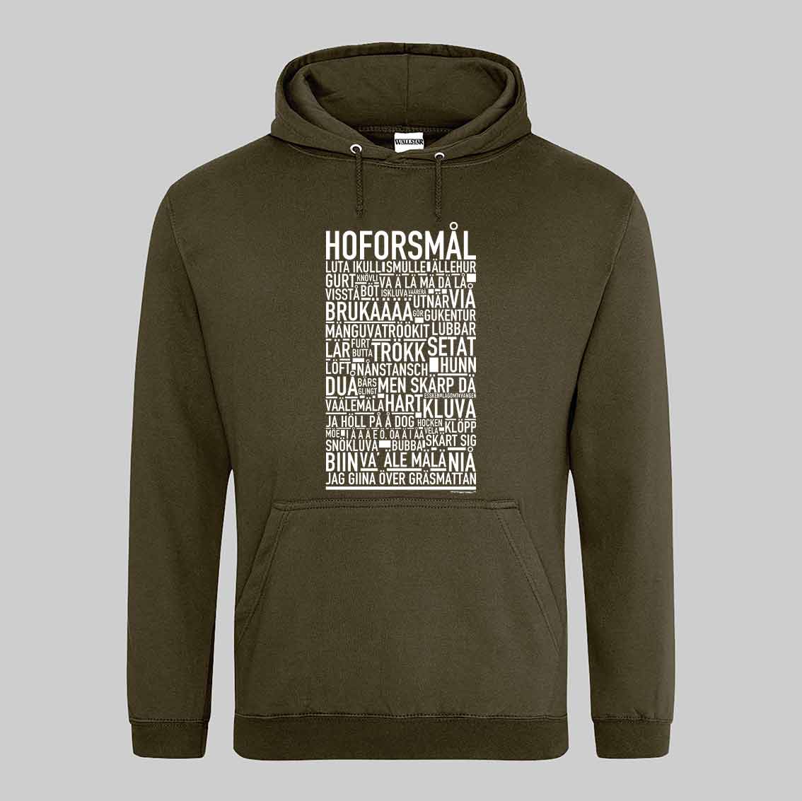 Hoforsmål Dialekt Text Hoodie