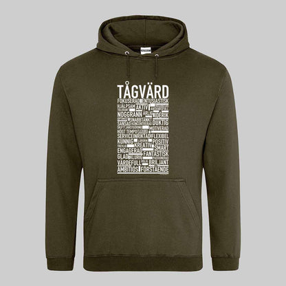 Tågvärd Text Hoodie