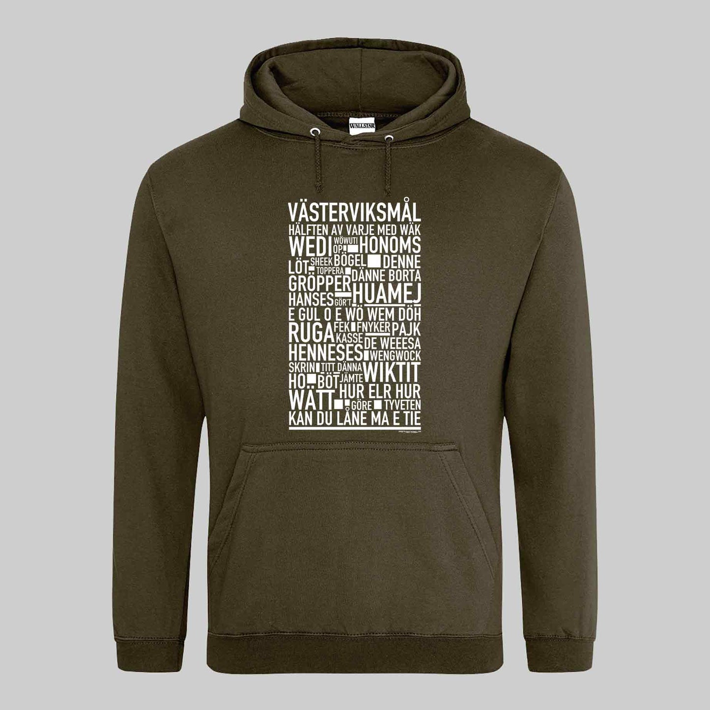 Västerviksmål Dialekt Text Hoodie