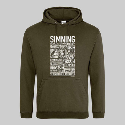 Simning Text Hoodie