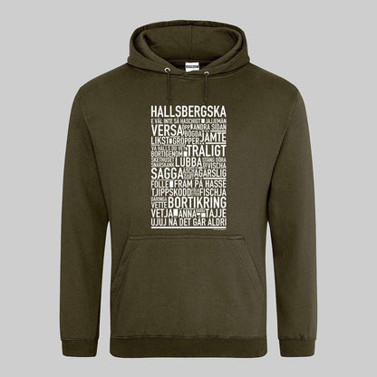 Hallsbergska Dialekt Text Hoodie