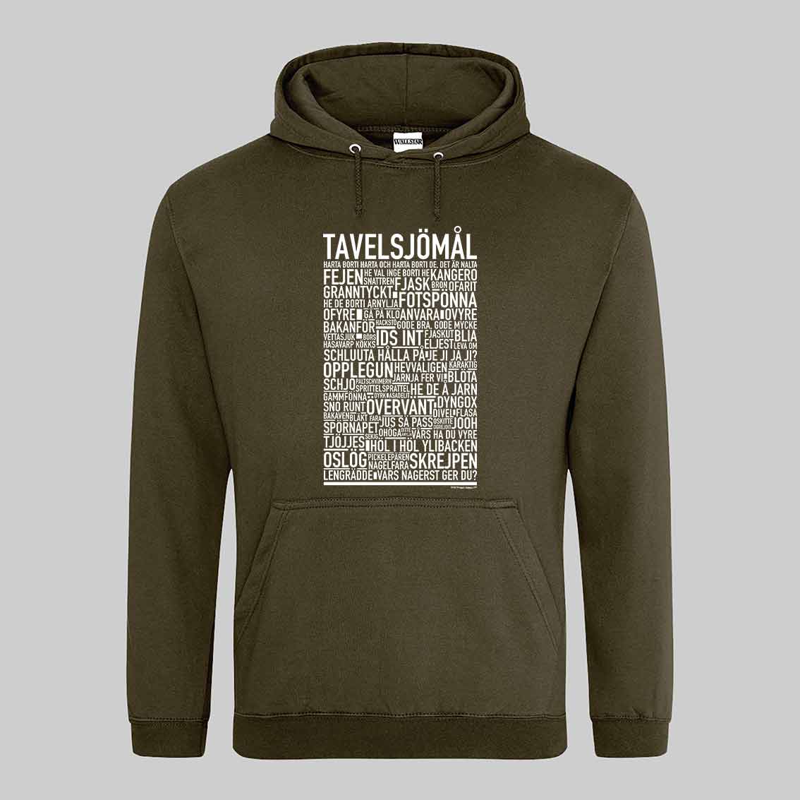 Tavelsjömål Dialekt Text Hoodie